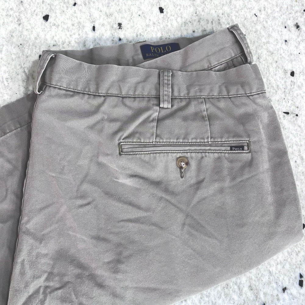 Polo Ralph Lauren Chino Shorts Mens 44T Khaki Classic Fit Cotton Twill Tan